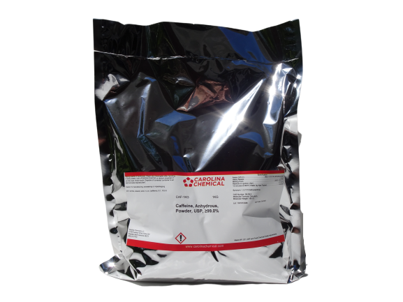 Caffeine Powder, Anhydrous, USP, ≥99.0% - Carolina Chemical